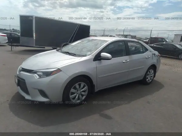 2T1BURHE6GC714264 2016 TOYOTA COROLLA - Image 2