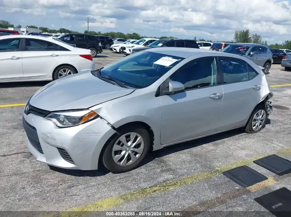 2T1BURHE7GC500450 2016 TOYOTA COROLLA - Image 2