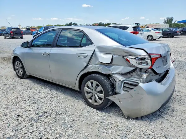 2T1BURHE7GC502005 2016 TOYOTA COROLLA - Image 2