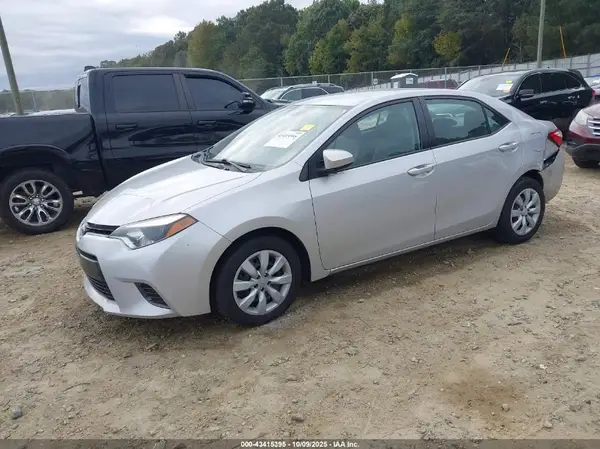 2T1BURHEXGC568192 2016 TOYOTA COROLLA - Image 2