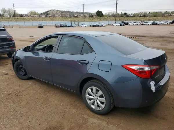 2T1BURHEXGC593285 2016 TOYOTA COROLLA - Image 2