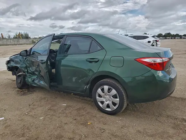 2T1BURHEXGC672617 2016 TOYOTA COROLLA - Image 2