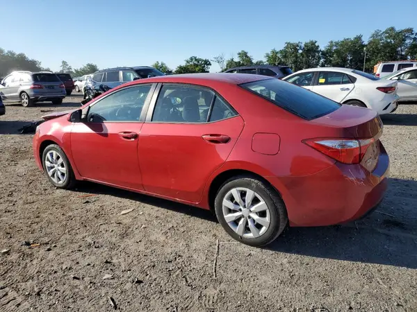 2T1BURHEXGC698473 2016 TOYOTA COROLLA - Image 2