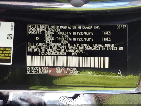 2T2HZMDA8NC353629 2022 LEXUS RX - Image 8