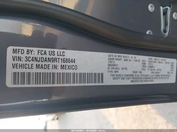 3C4NJDAN9RT168644 2024 JEEP COMPASS - Image 8