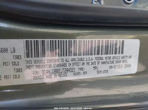 3C4NJDBB2JT284521 2018 JEEP COMPASS - Image 8
