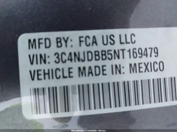 3C4NJDBB5NT169479 2022 JEEP COMPASS - Image 8