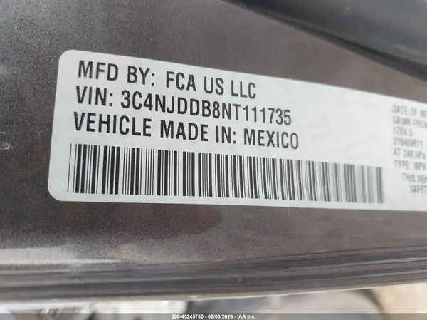 3C4NJDDB8NT111735 2022 JEEP COMPASS - Image 8