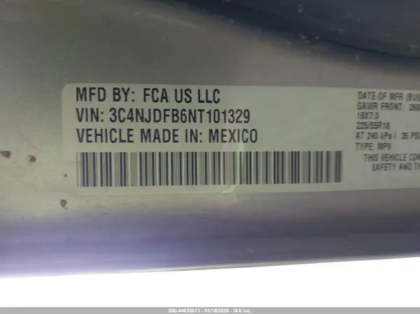 3C4NJDFB6NT101329 2022 JEEP COMPASS - Image 8