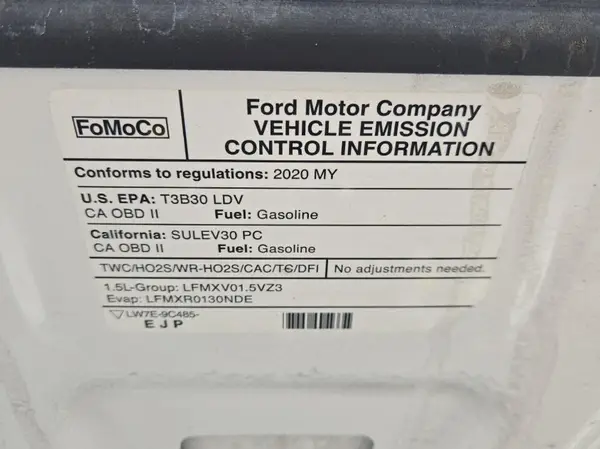 3FA6P0CD1LR154201 2020 FORD FUSION - Image 2