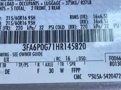 3FA6P0G71HR145820 2017 FORD FUSION