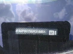 3FA6P0H75GR318851 2016 FORD FUSION