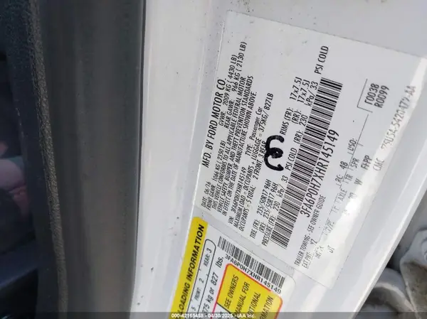 3FA6P0H7XHR145149 2017 FORD FUSION - Image 8