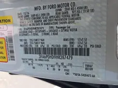 3FA6P0HD9HR287479 2017 FORD FUSION