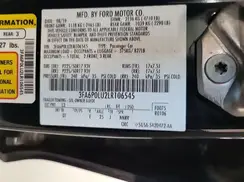 3FA6P0LU2LR106545 2020 FORD FUSION