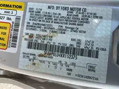 3FA6P0LU4KR152375 2019 FORD FUSION