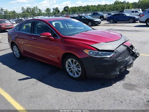 3FA6P0MU4KR157980 2019 FORD FUSION - Image 1