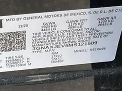 3GNAXJEV5MS121509 2021 CHEVROLET EQUINOX
