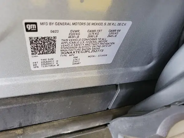 3GNAXTEG3PL252773 2023 CHEVROLET EQUINOX - Image 8