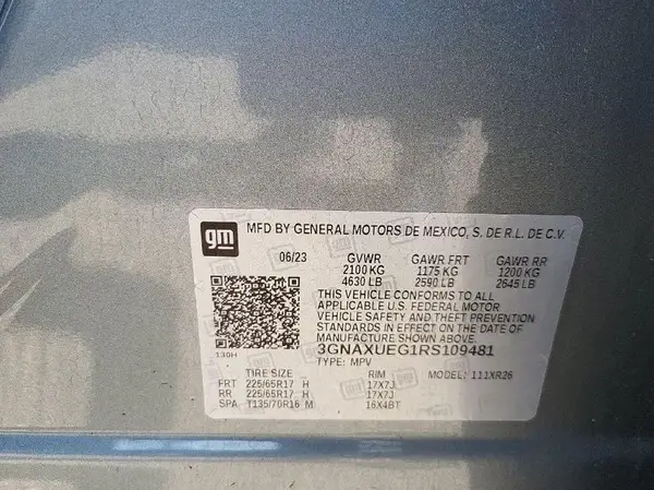 3GNAXUEG1RS109481 2024 CHEVROLET EQUINOX - Image 1