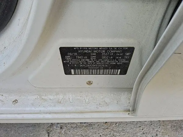 3KPC24A39KE052616 2019 HYUNDAI ACCENT - Image 5