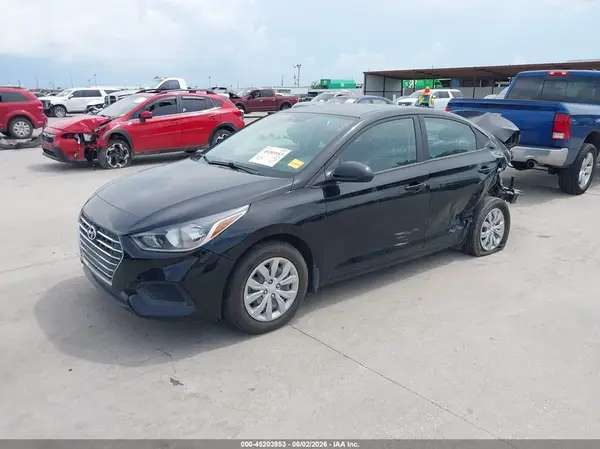 3KPC24A60NE167636 2022 HYUNDAI ACCENT - Image 2
