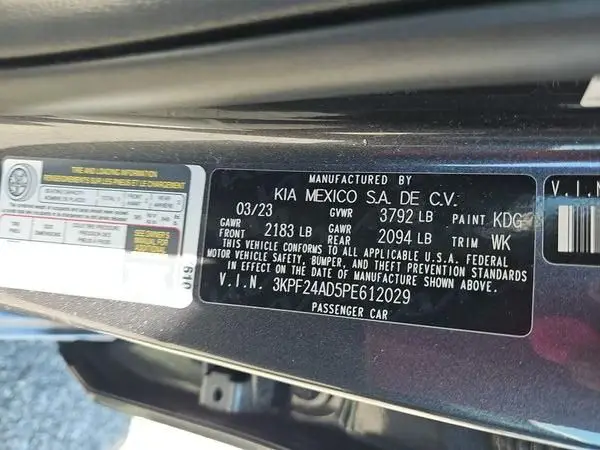 3KPF24AD5PE612029 2023 KIA FORTE - Image 8