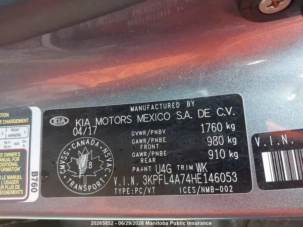 3KPFL4A74HE146053 2017 KIA FORTE - Image 8