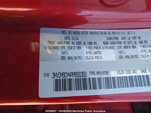 3MVDMBCM4RM668358 2024 MAZDA CX-30 - Image 8