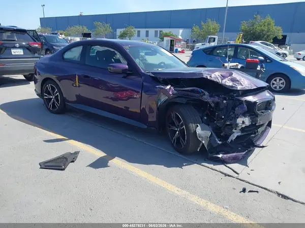 3MW23CM02N8C48868 VIN - 2022 BMW 2ER 2022 BMW 230 I PURPLE 2.0L I