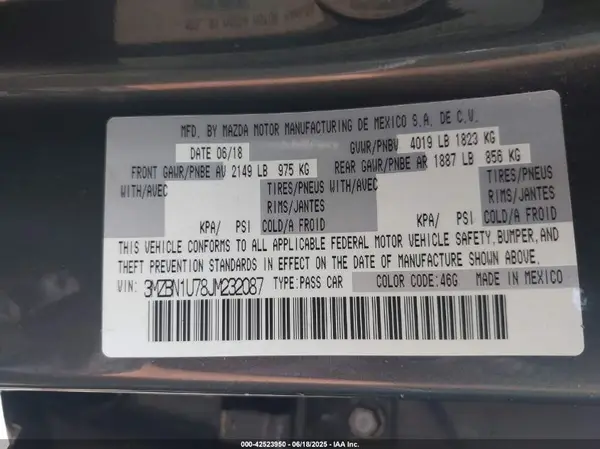 3MZBN1U78JM232087 2018 MAZDA 3 - Image 8