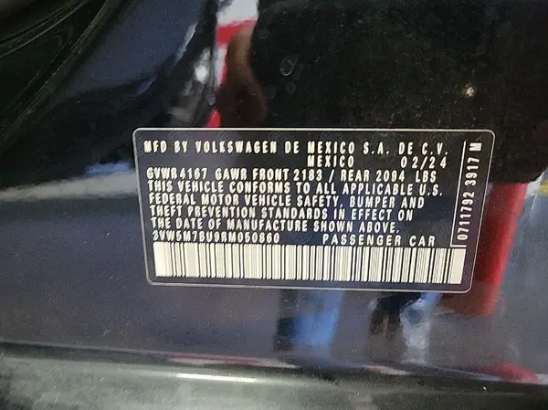 3VW5M7BU9RM050860 2024 VOLKSWAGEN JETTA - Image 2