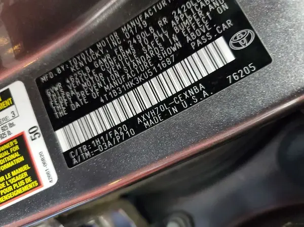 4T1B31HK3KU511687 2019 TOYOTA CAMRY - Image 8