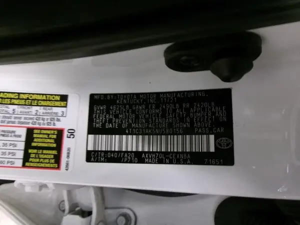 4T1C31AK5NU580156 2022 TOYOTA CAMRY - Image 1
