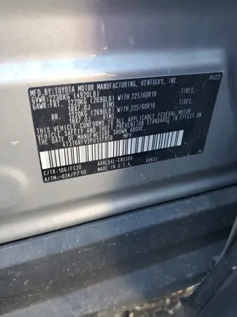 4T3T6RFV2PU117958 2023 TOYOTA RAV 4 - Image 2