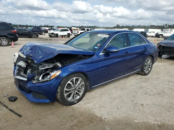 55SWF4JB4JU237107 2018 MERCEDES-BENZ C-KLASSE - Image 1