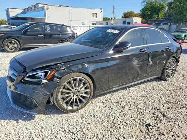55SWF4JB4JU264744 2018 MERCEDES-BENZ C-KLASSE - Image 1