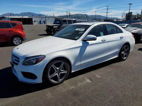 55SWF4JB9JU244411 2018 MERCEDES-BENZ C-KLASSE - Image 1