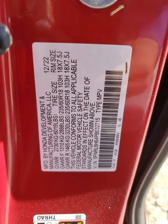 5FNRL6H64PB032715 2023 HONDA ODYSSEY - Image 3