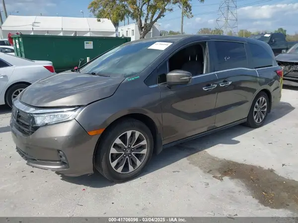 5FNRL6H77NB031502 2022 HONDA ODYSSEY - Image 2