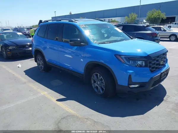5FNYF8H64SB018935 VIN - 2025 HONDA PASSPORT AWD TRAILSPORT BLUE