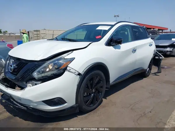 5N1AZ2MH1JN119309 2018 NISSAN MURANO - Image 2