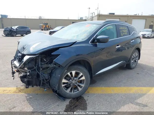 5N1AZ2MH3HN191459 2017 NISSAN MURANO - Image 2