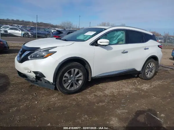 5N1AZ2MH3JN167264 2018 NISSAN MURANO - Image 2