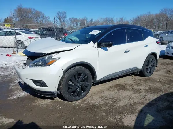 5N1AZ2MHXJN124590 2018 NISSAN MURANO - Image 2