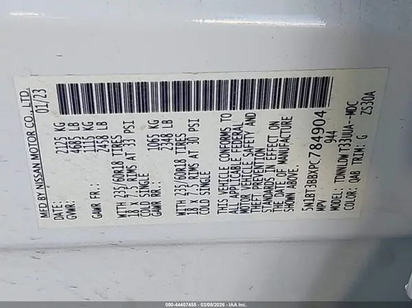 5N1BT3BBXPC784904 2023 NISSAN ROGUE - Image 8