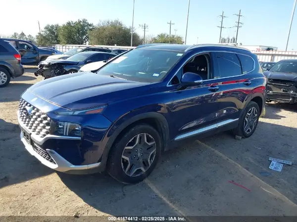5NMS44ALXNH417596 2022 HYUNDAI SANTA FE - Image 2