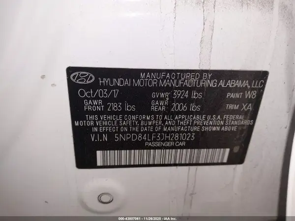 5NPD84LF3JH281023 2018 HYUNDAI ELANTRA - Image 8