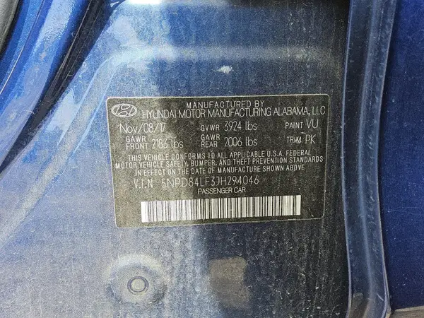 5NPD84LF3JH294046 2018 HYUNDAI ELANTRA - Image 8