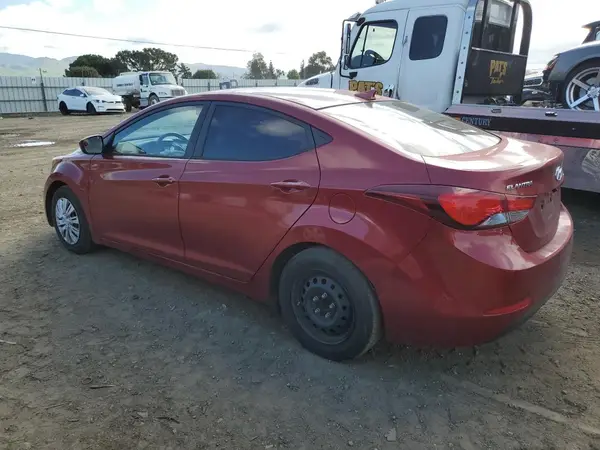 5NPDH4AE0GH702778 2016 HYUNDAI ELANTRA - Image 2